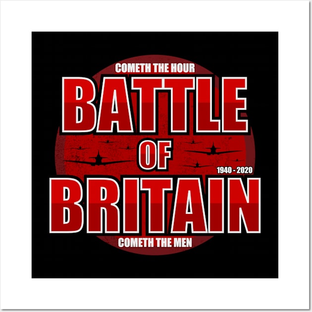 Battle of Britain Anniversary (distressed) Wall Art by TCP